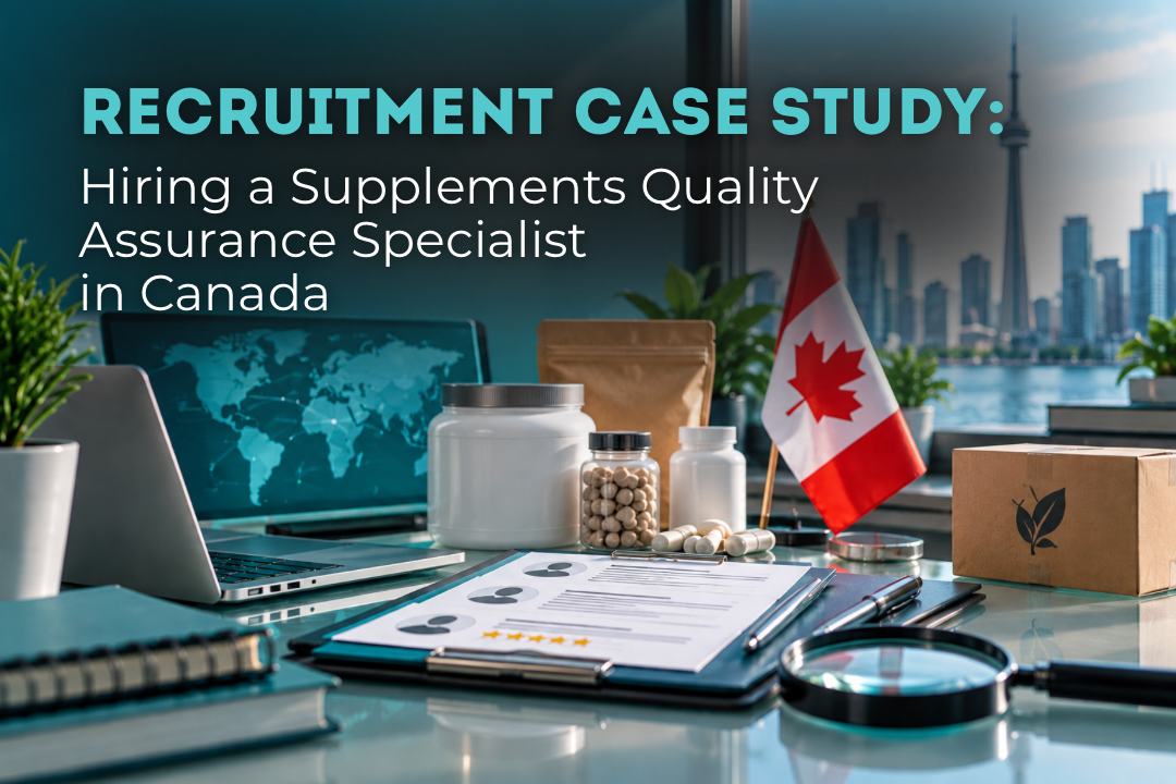 Recruitment case study for a Quality Assurance Specialist in the supplements industry
