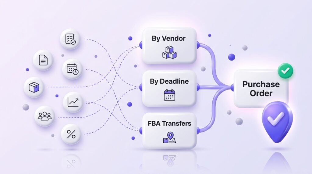 Turning SKU replenishment recommendations into eCommerce purchasing decisions
